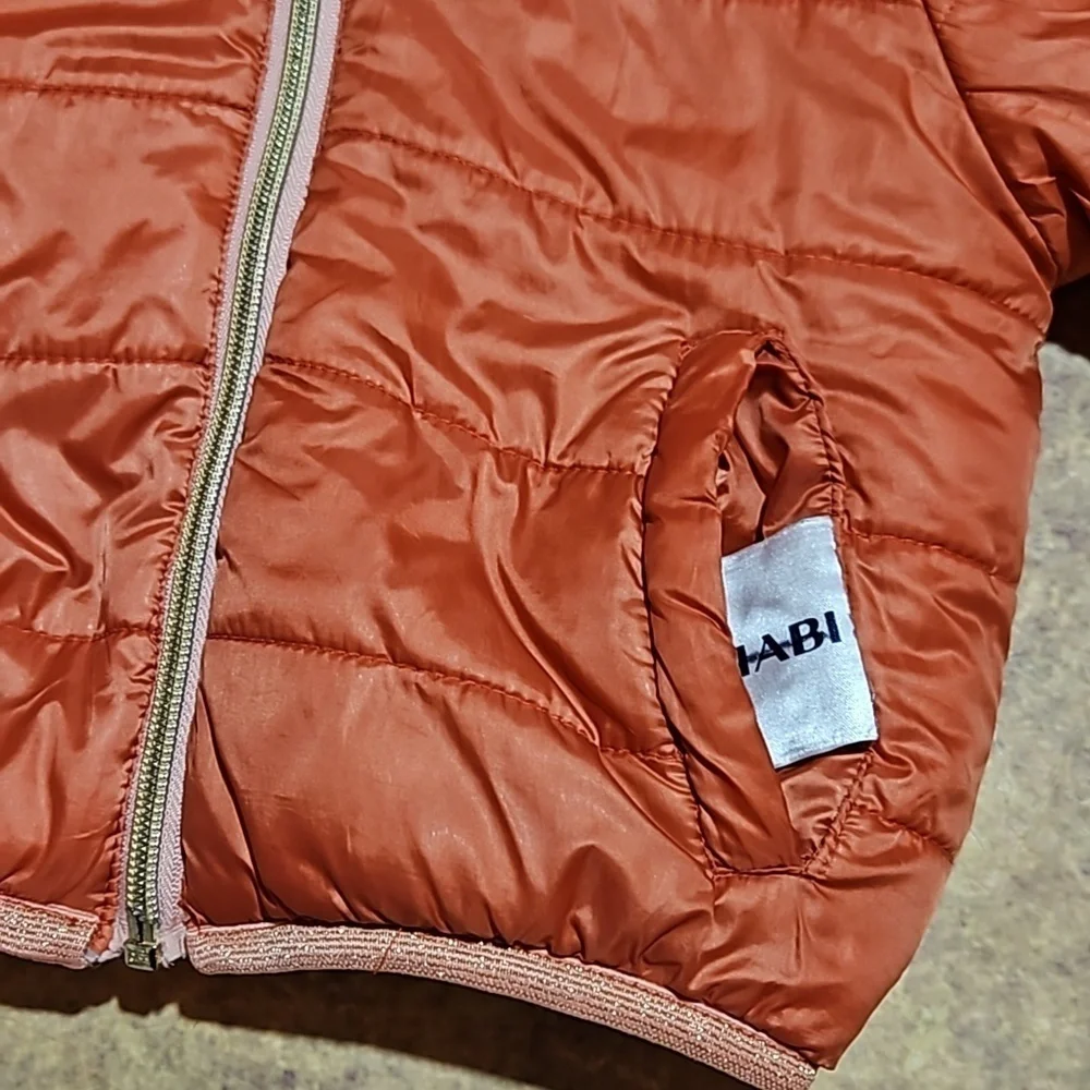 Peachy Reversible Plush Puffer Coat